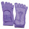 Het katoen breide Antislip de Gymnastiekpunt 5 van Yogasokken Toe Yoga Grip Socks